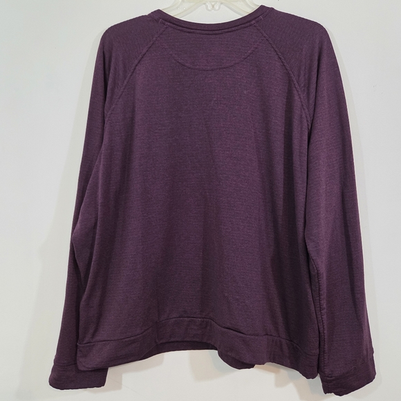 Patagonia Capilene Thermal Crewneck Shirt Long Sleeve Pocket Purple Size XXL - Picture 8 of 10
